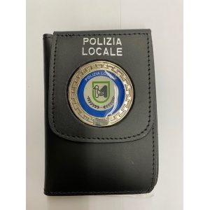 Portafoglio/portaplacca Polizia Locale Marche