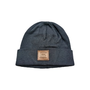 berretto-beanie-grigio-con-logo-in-pelle-glock