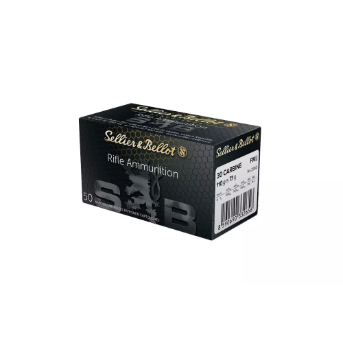 munitions-sellier-bellot-fmj-calibre-30-carbine-110-grains